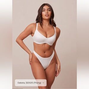 New White Lounge Bra